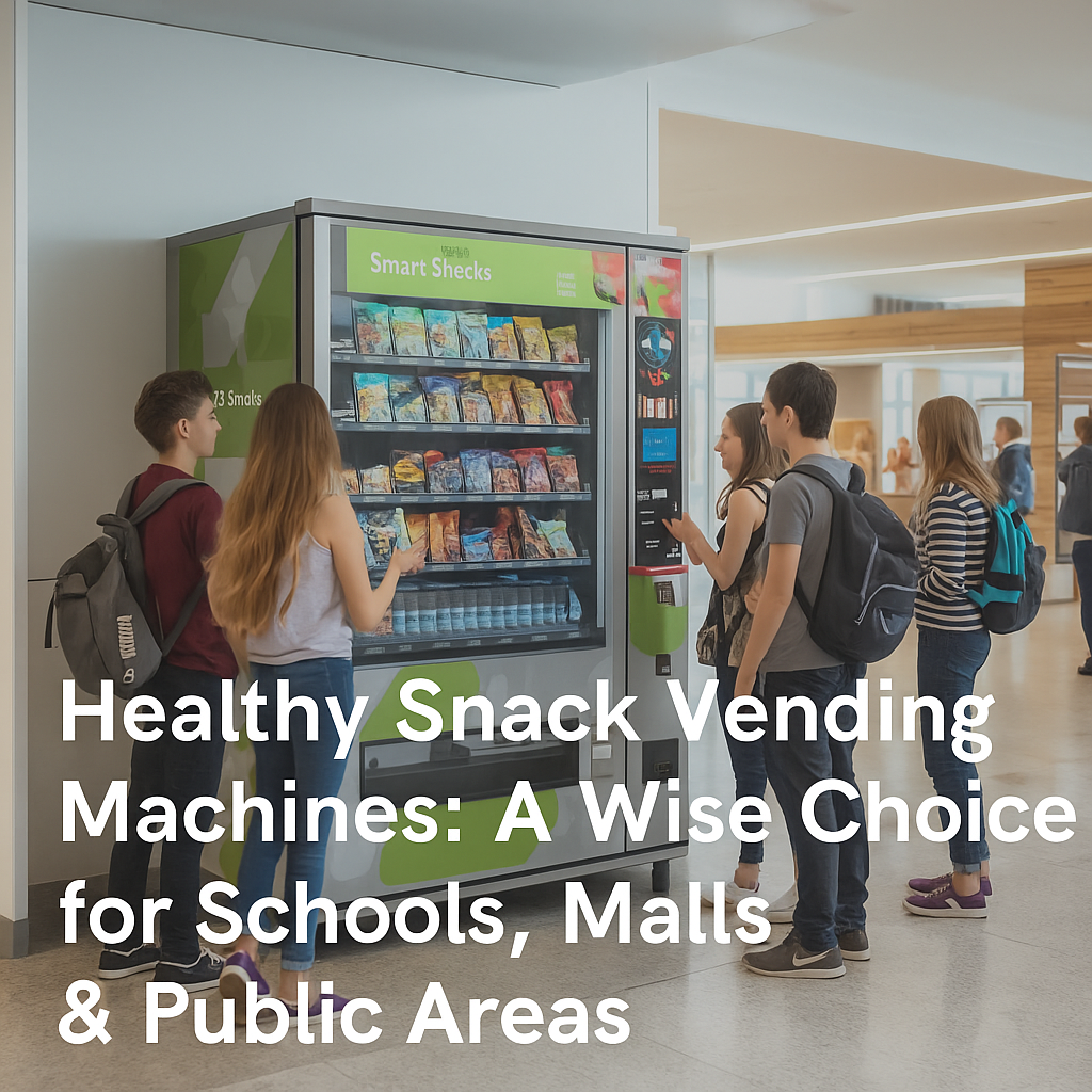 Healthy Snack Vending Machines: A Wise Choice for Schools, Malls & Public Areas.