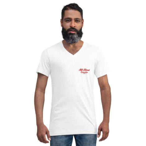Unisex Short Sleeve V-Neck T-Shirt